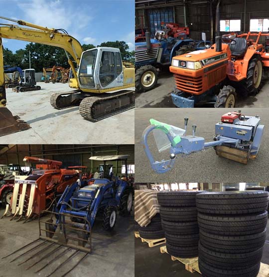 និងចែកចាយម៉ាស៊ីនផ្ទុក (loader) ម៉ាស៊ីនឈូសដី ម៉ាស៊ីនបារដី ម៉ាស៊ីនចាក់កៅស៊ូ (asphalt layer) ម៉ាស៊ីន Loaded roller ម៉ាស៊ីនសាបព្រោះគ្រប់ប្រភេទ ឡានស្ទូច និងឡានកាយដីប្រើប្រេងបូម កង់ឡានគ្រប់ប្រភេទ និងទំនិញផ្សេងទៀត។ល។